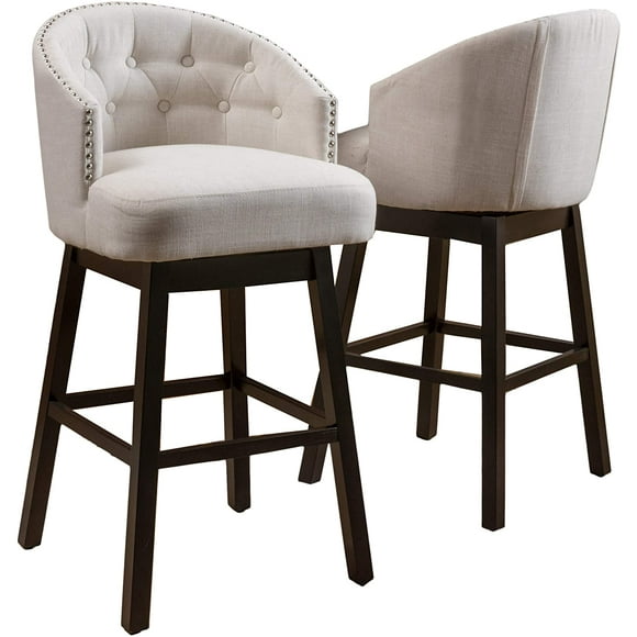 Christopher Knight Home 300796 Tracy Fabric Swivel Barstool Wheat Christopher Knight Home 300796 Tracy Fabric Swivel Barstool Wheat